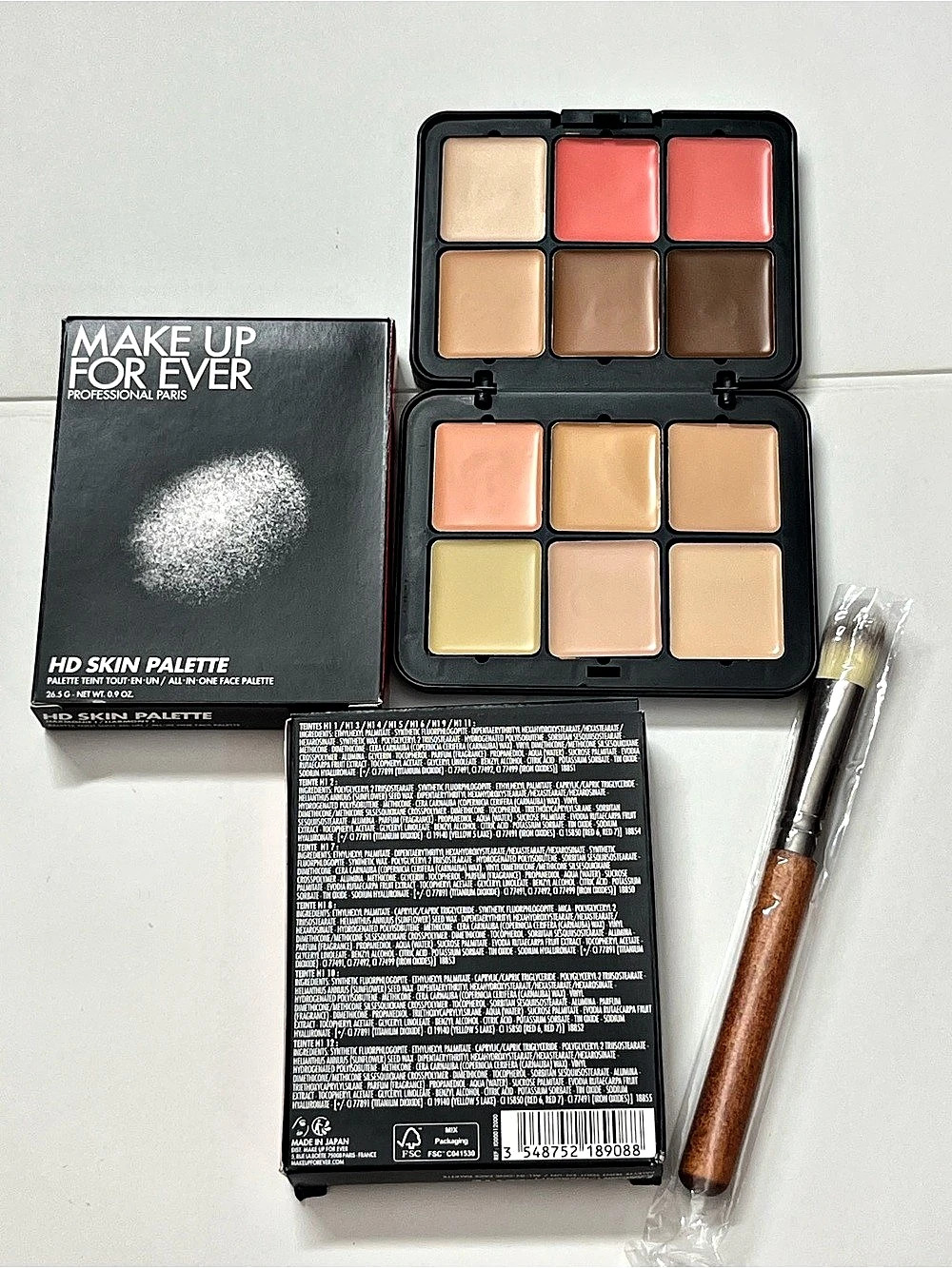 Make Up For Ever HD Skin Palette Brown & Pink